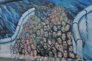 East Side Gallery - East Germans running to the West