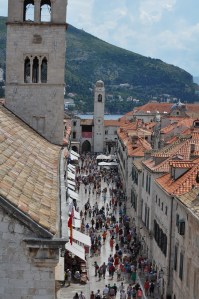 View down to the Stradun