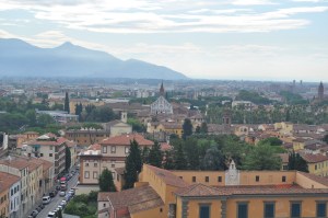 View from the leaning tower of Pisa