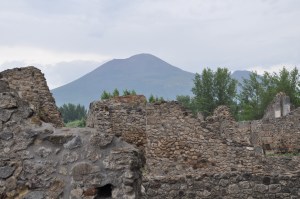 View of Vesuvius from Pompeii