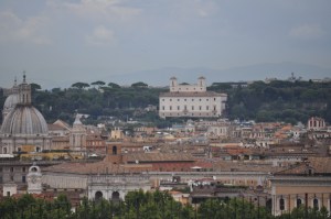 View of the Medici home from the Paula Fountain